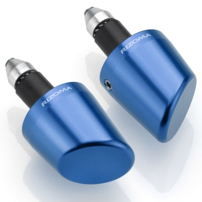 Kónické seřízlé koncovky/závaží řídítek RIZOMA MA520U 13–18mm modré (sada 2ks)